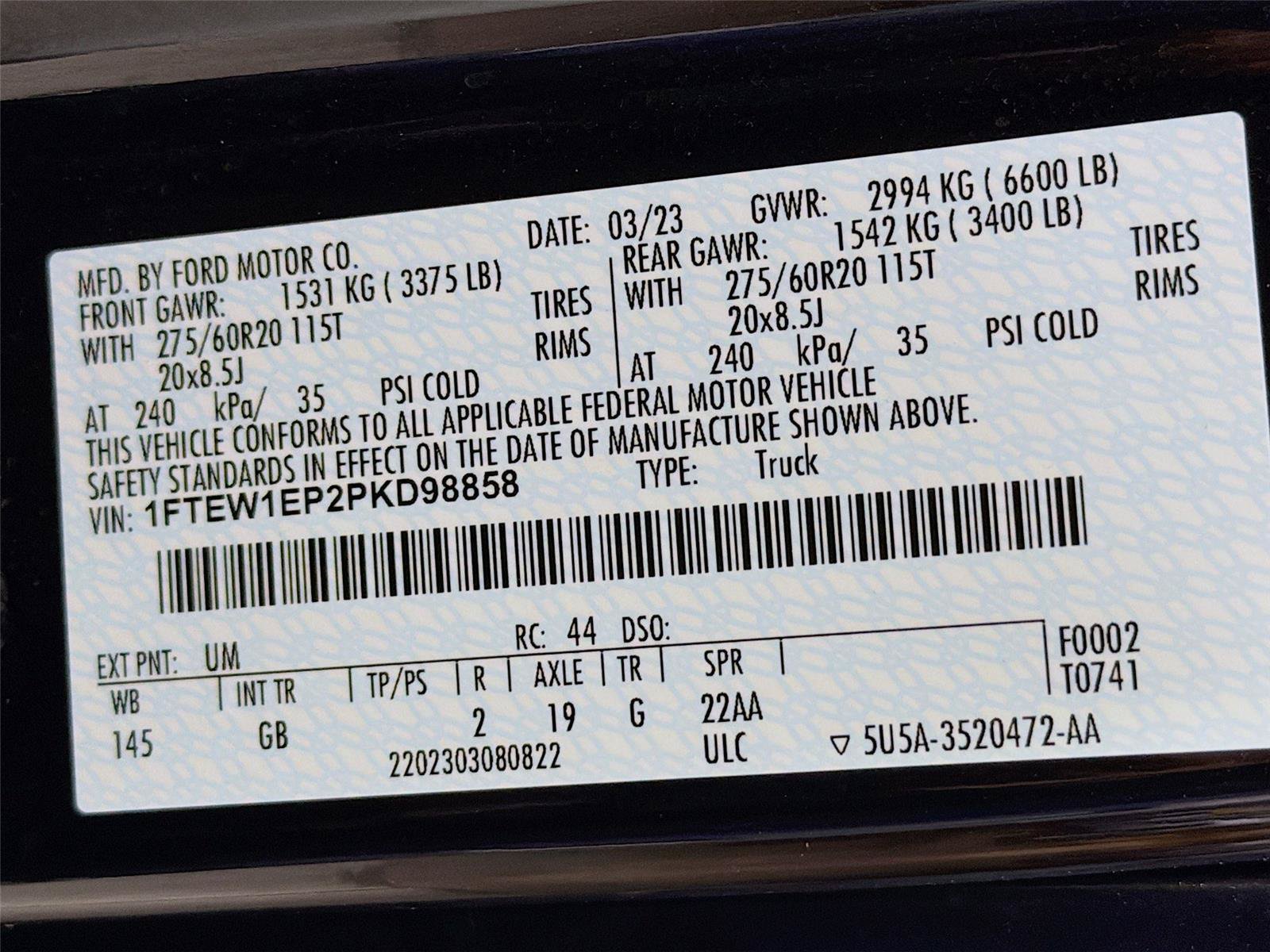 Used 2023 Ford F150 XL w/ STX Appearance Package AWD/4WD image 41