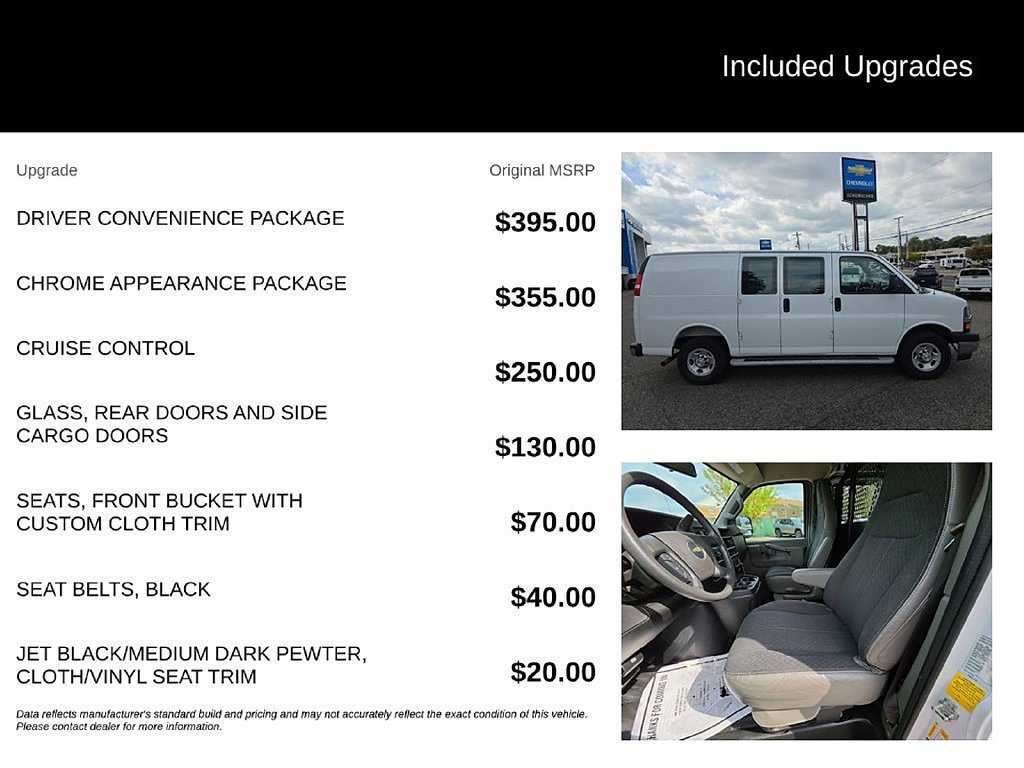 Used 2025 Chevrolet Express 2500 w/ Driver Convenience Package RWD image 10