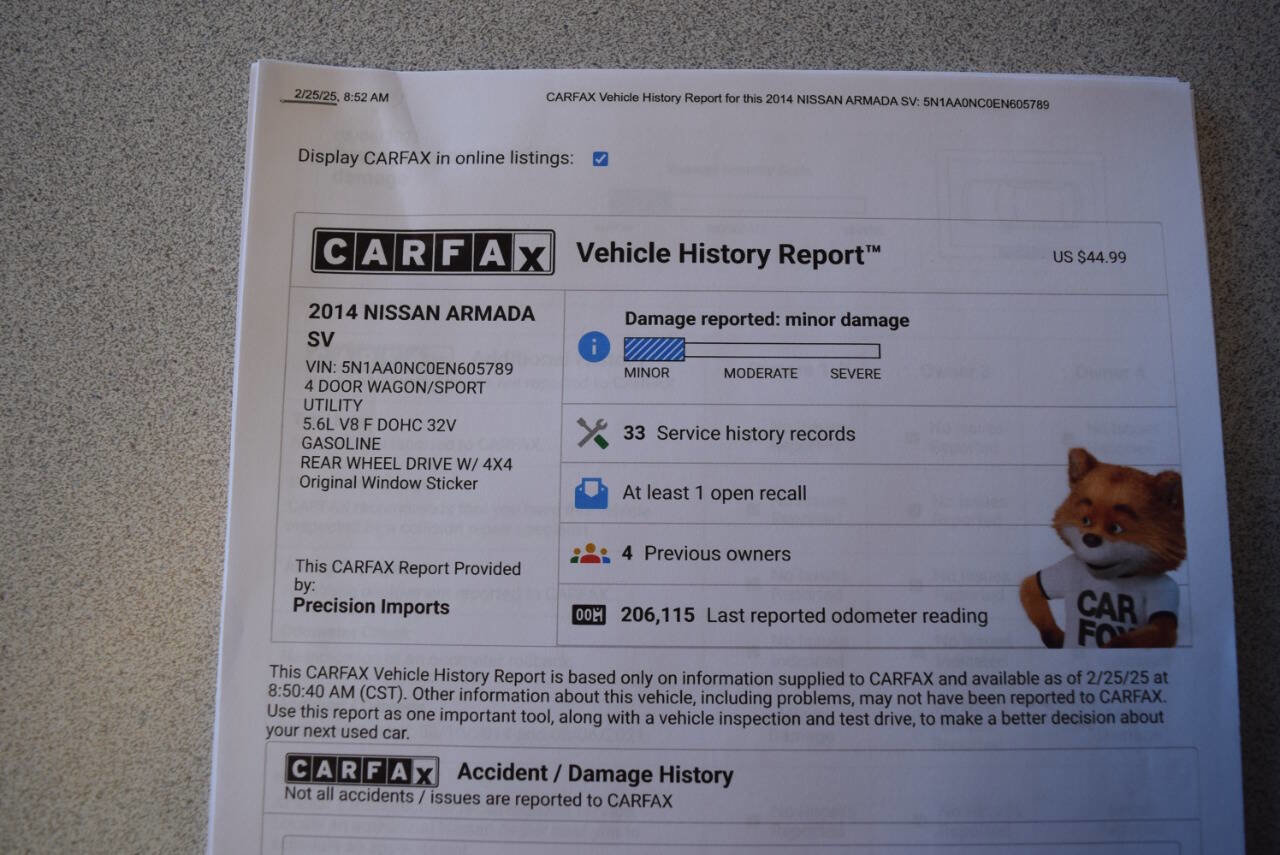 Used 2014 Nissan Armada SV image 49