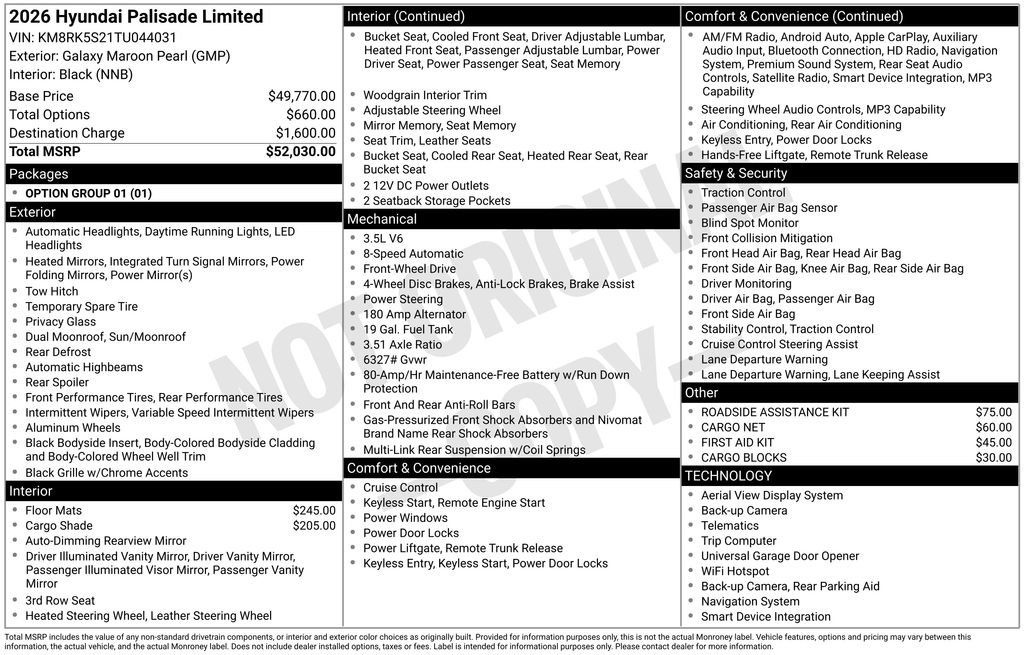 Used 2026 Hyundai Palisade Limited FWD image 31