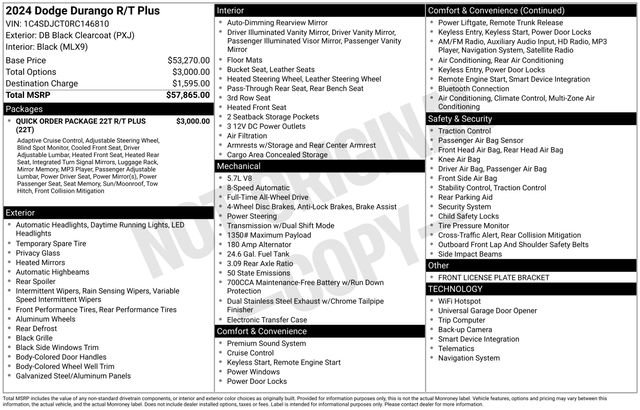 Used 2024 Dodge Durango R/T AWD/4WD image 7