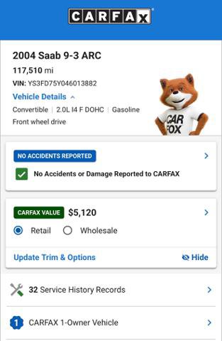 Used 2004 Saab 9-3 Arc FWD image 14