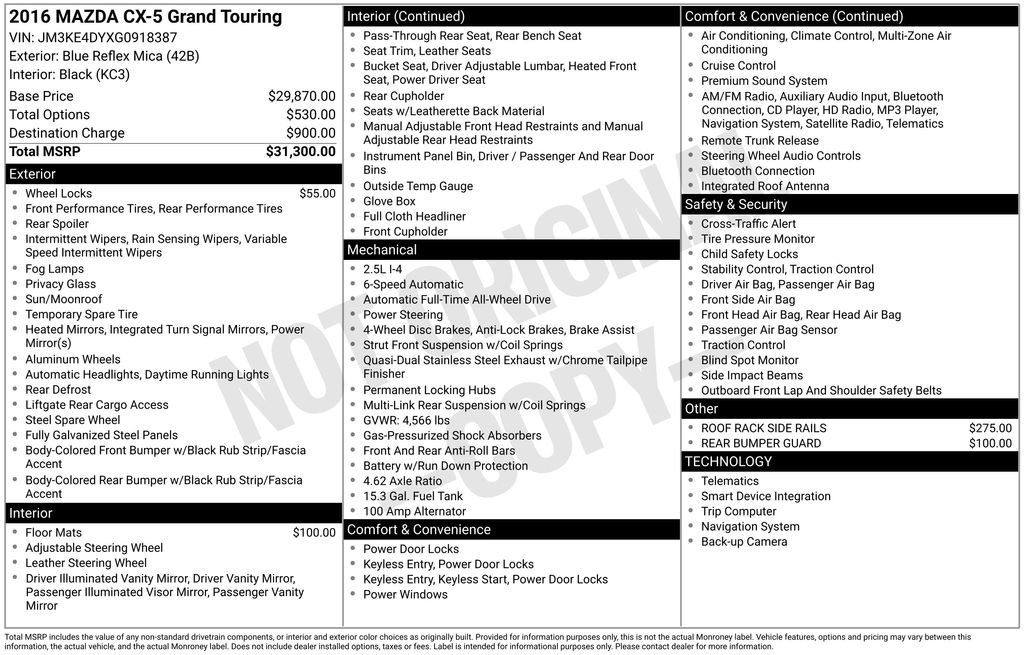 Used 2016 MAZDA CX-5 Grand Touring image 22