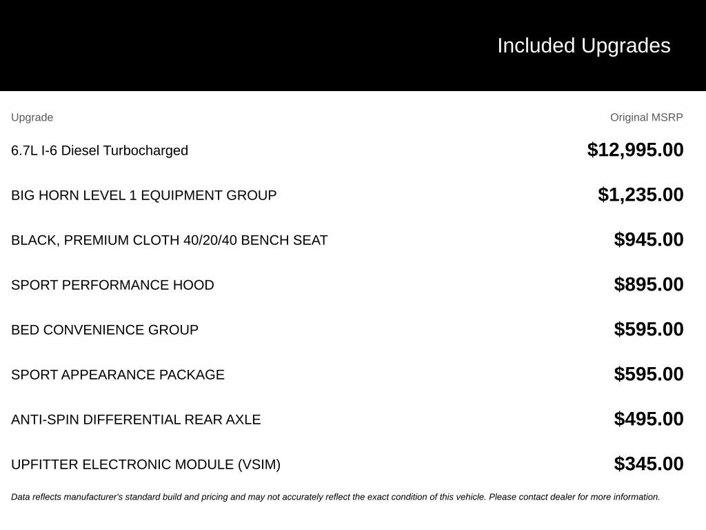 New 2027 RAM 2500 Big Horn AWD/4WD image 2