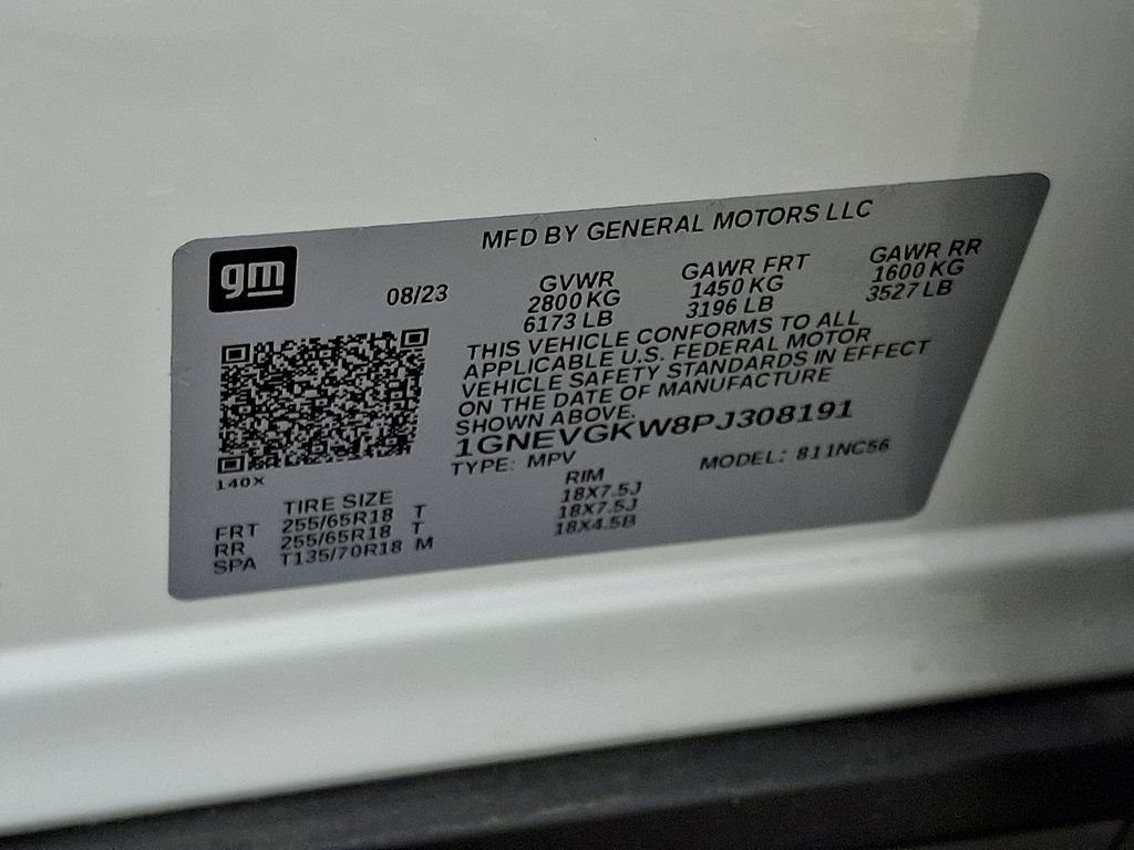 Certified 2023 Chevrolet Traverse LT AWD/4WD image 26