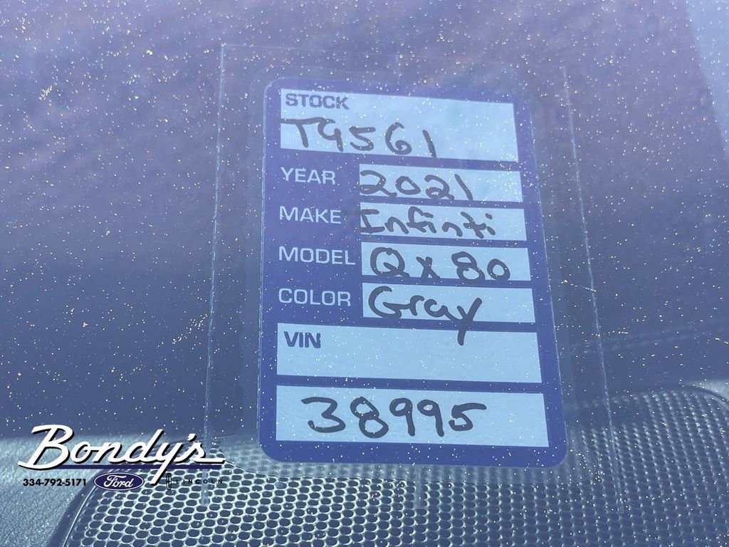 Used 2021 INFINITI QX80 Premium Select w/ Cargo Package AWD/4WD image 23