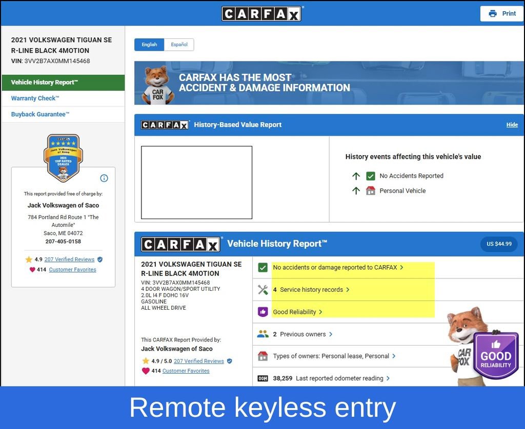 Used 2021 Volkswagen Tiguan SE R-Line image 9