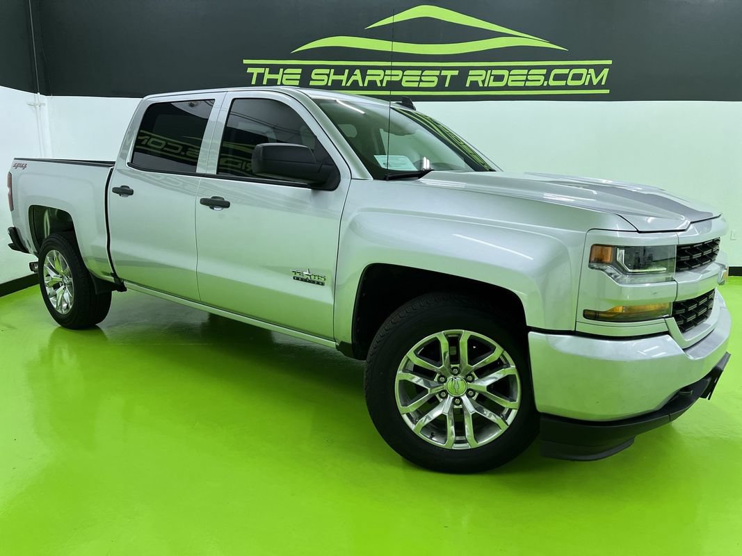 Used 2018 Chevrolet Silverado 1500 Custom w/ Texas Edition AWD/4WD image 1