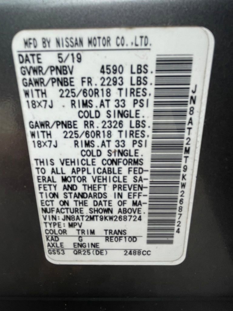 Used 2019 Nissan Rogue SV w/ Premium Package image 29