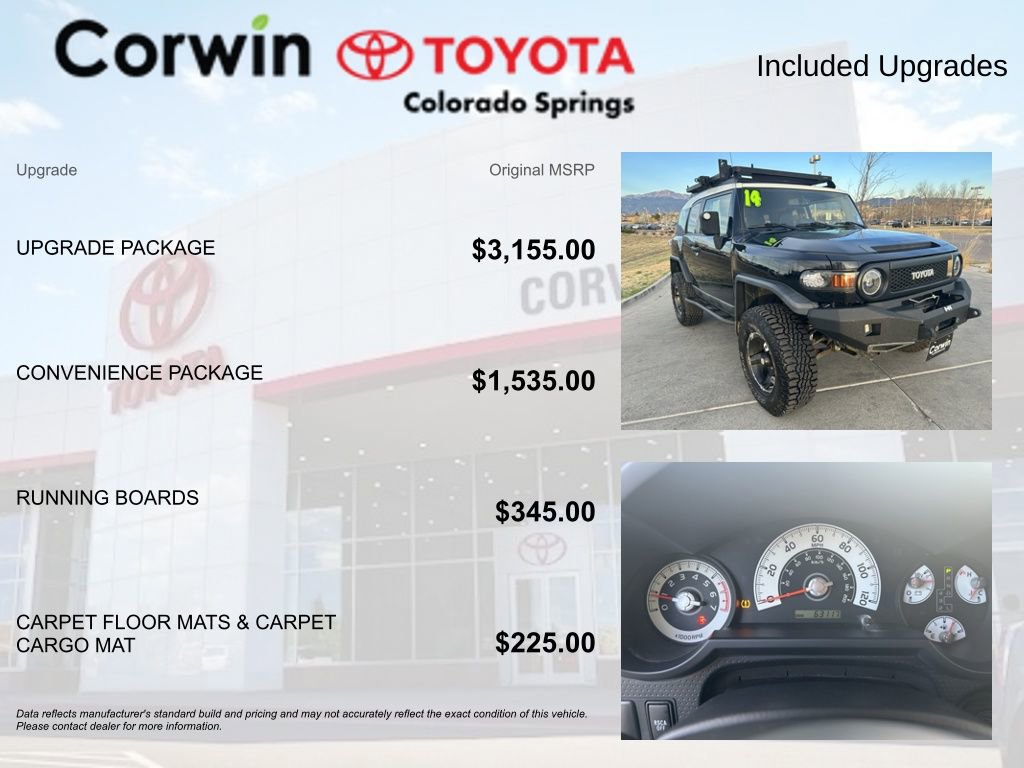 Used 2014 Toyota FJ Cruiser 4WD w/ Upgrade Package image 4