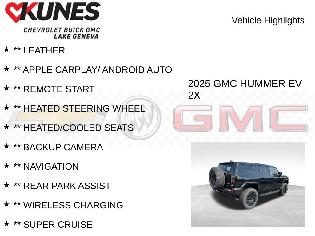 New 2025 GMC Hummer EV 2X image 2