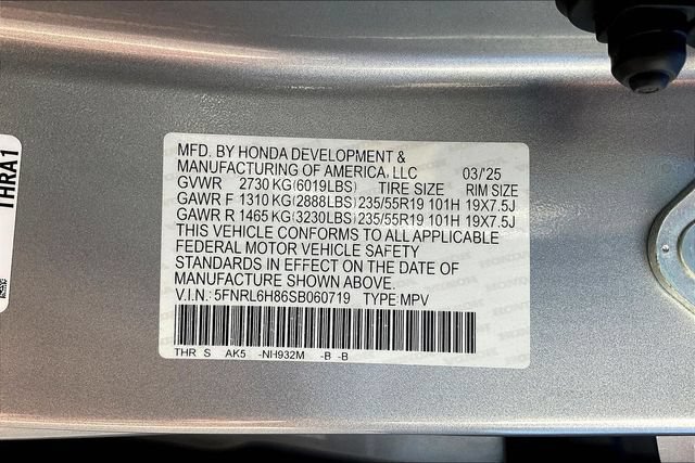Used 2025 Honda Odyssey Touring image 21