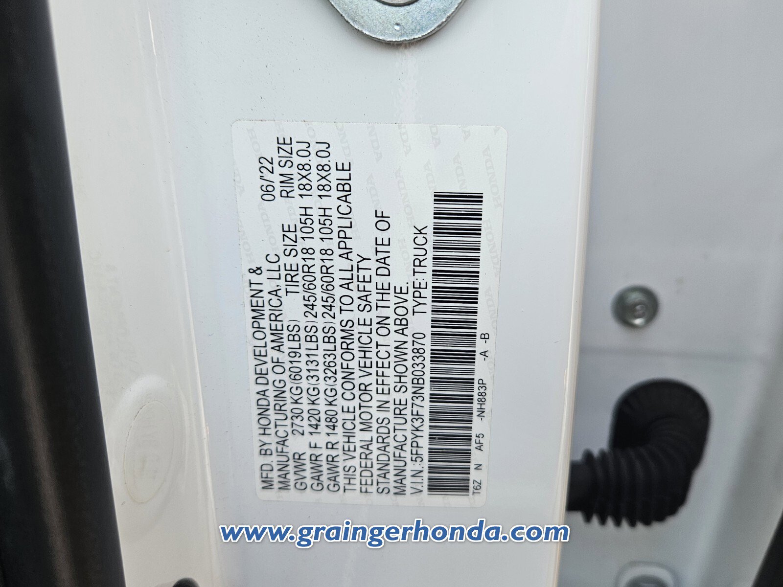 Used 2022 Honda Ridgeline RTL-E image 14