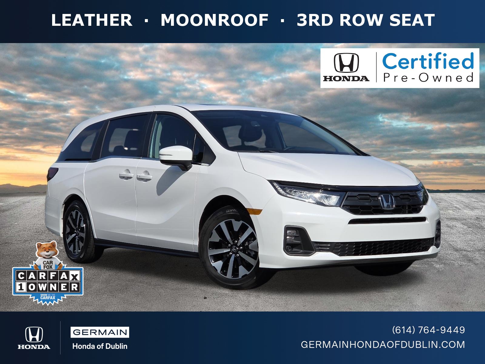 Certified 2025 Honda Odyssey EX-L