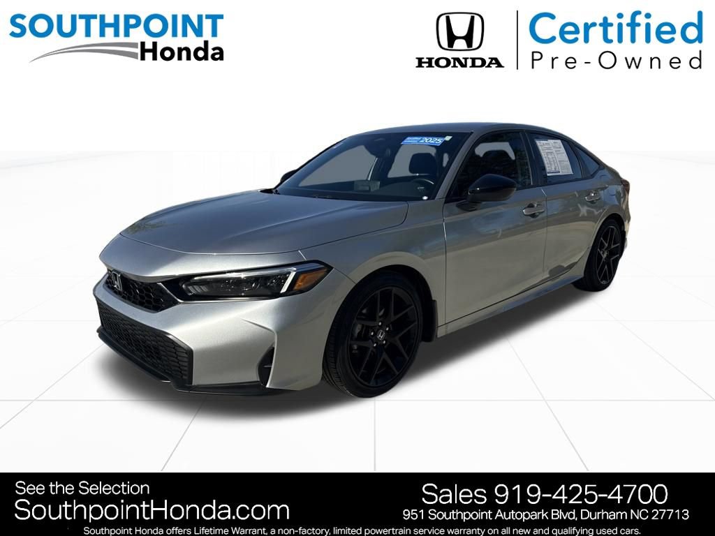 Certified 2025 Honda Civic Sport image 3