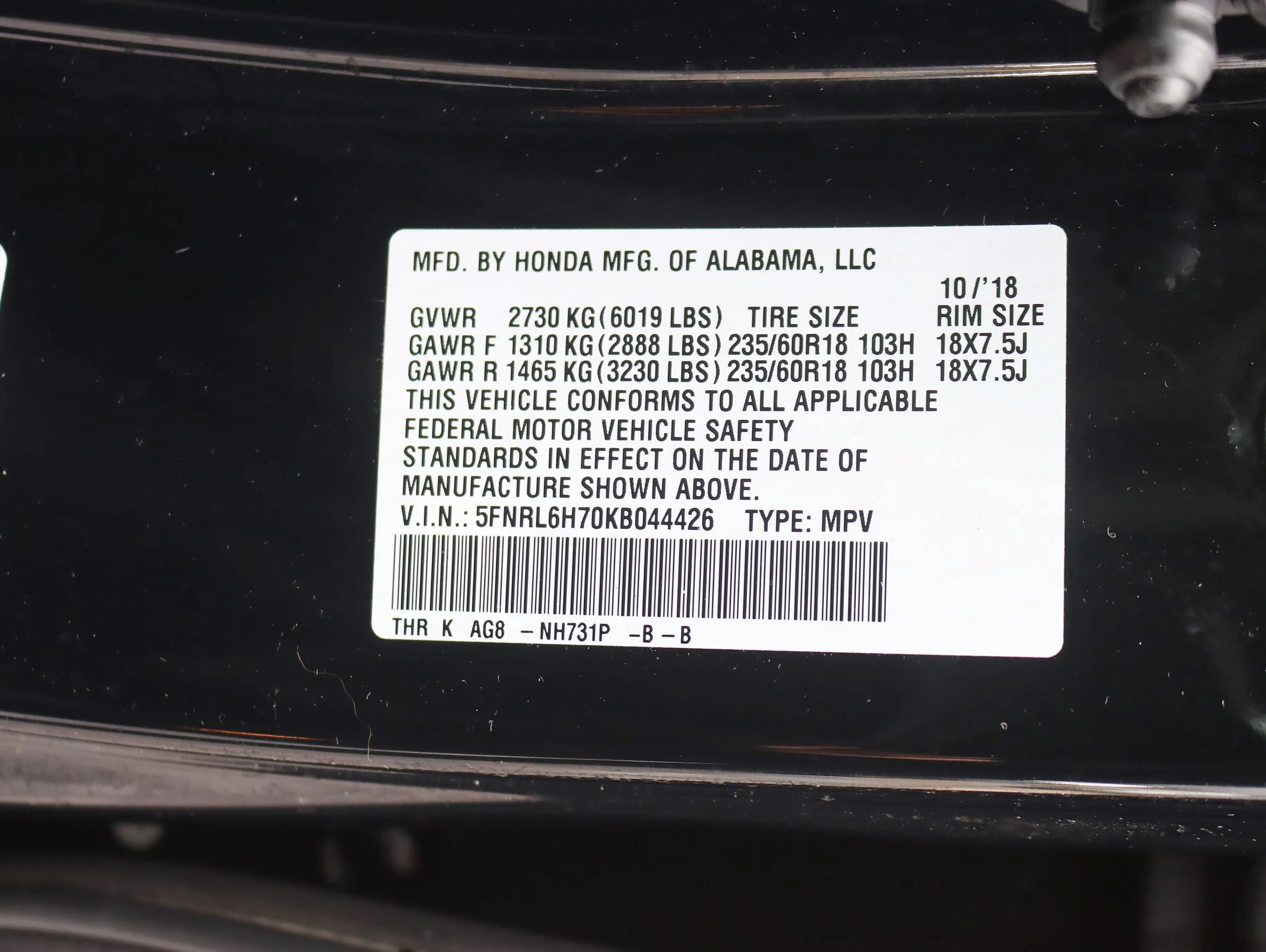 Used 2019 Honda Odyssey EX-L image 35