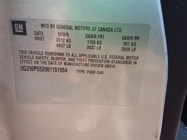 Used 2008 Pontiac Grand Prix FWD image 15