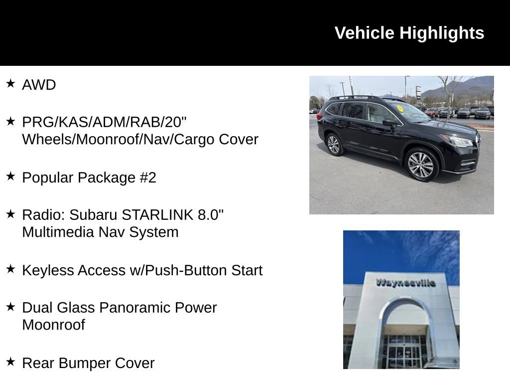 Used 2019 Subaru Ascent Premium w/ Popular Package #2 image 2