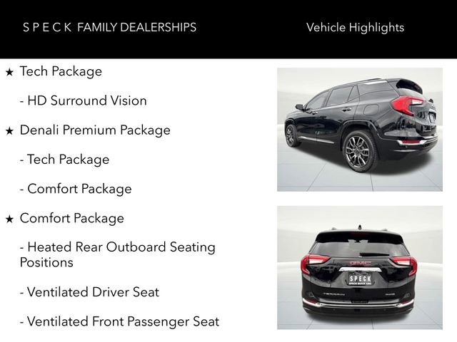 Used 2024 GMC Terrain Denali w/ Black Diamond Edition image 13