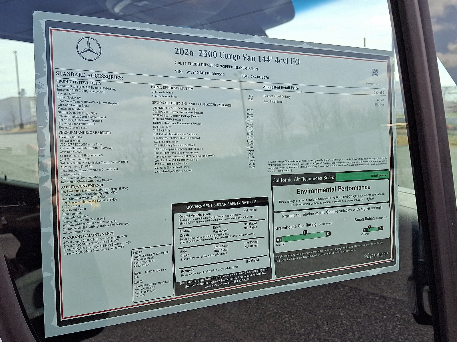 New 2026 Mercedes-Benz Sprinter 2500 image 22