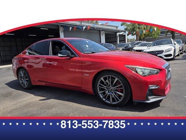 Used 2018 INFINITI Q50 Red Sport 400 w/ Sensory Package (Sport)