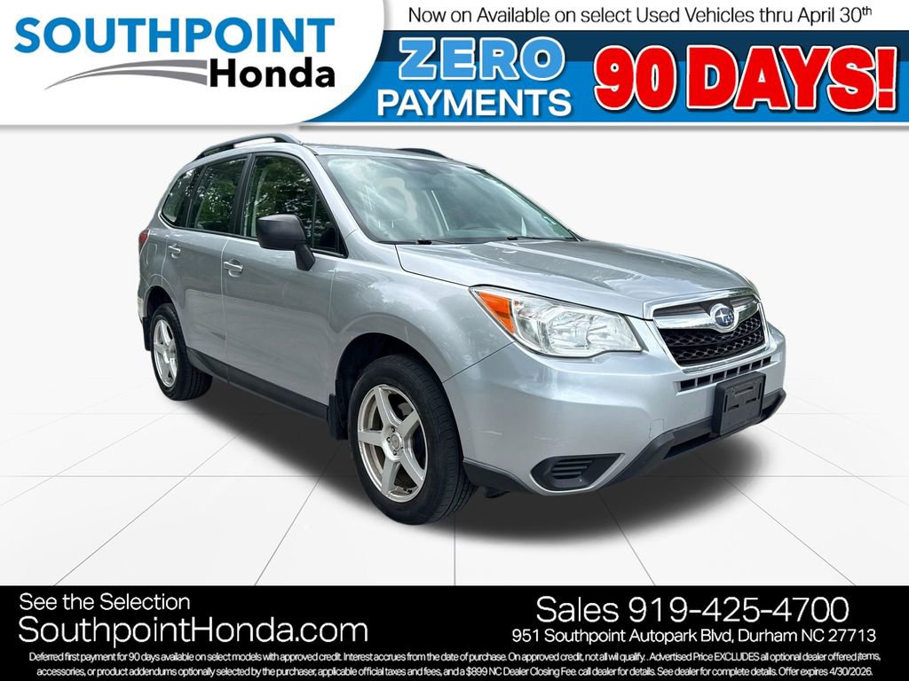 Used 2016 Subaru Forester 2.5i w/ Alloy Wheel Package