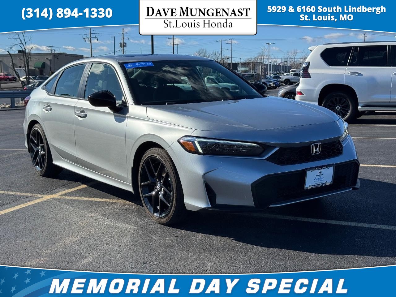 Certified 2026 Honda Civic Sport Touring