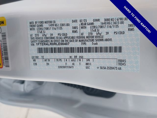 Certified 2024 Ford Ranger Raptor AWD/4WD image 33