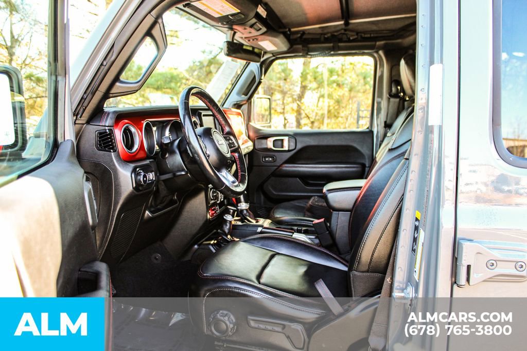 Used 2021 Jeep Wrangler Unlimited Rubicon w/ Uconnect 4C Nav & Sound Group AWD/4WD image 17