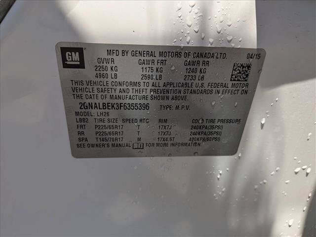 Used 2015 Chevrolet Equinox LT w/ Driver Convenience Package FWD image 15
