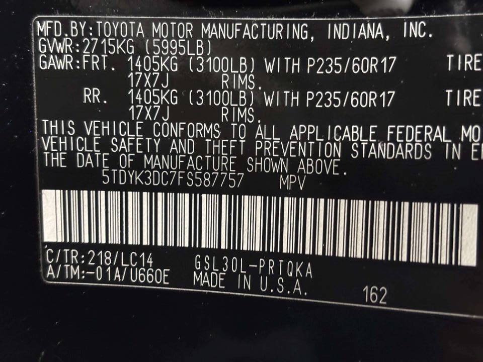 Used 2015 Toyota Sienna XLE FWD image 40