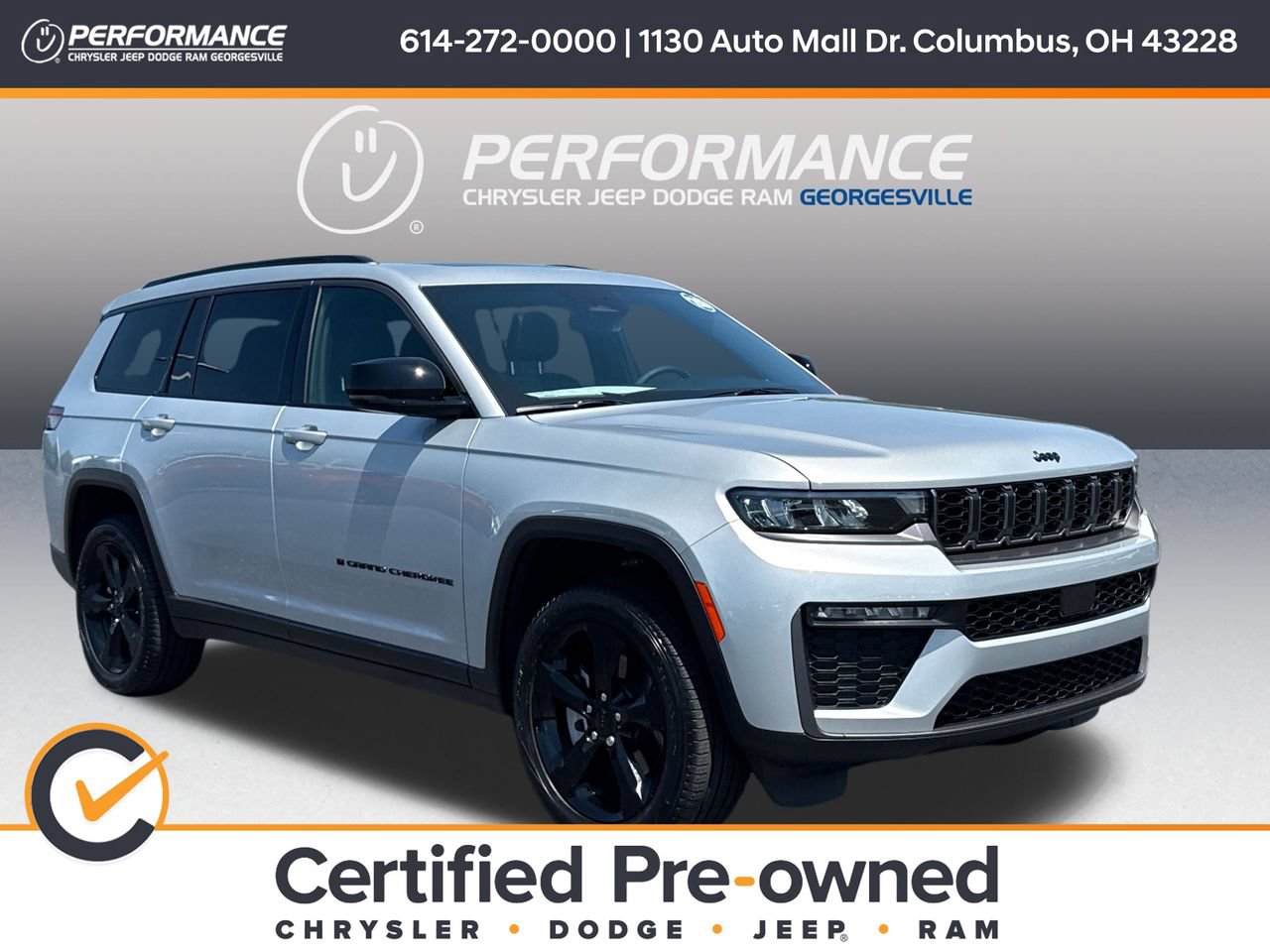 Certified 2026 Jeep Grand Cherokee L Limited w/ Limited Altitude Package
