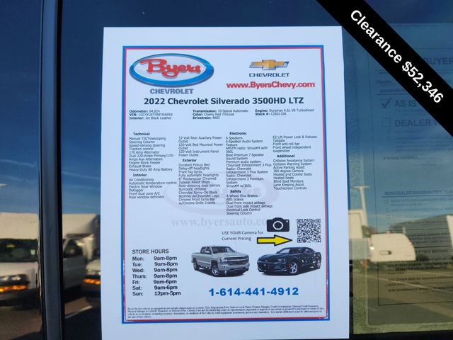 Used 2022 Chevrolet Silverado 3500 LTZ w/ LTZ Premium Package image 10