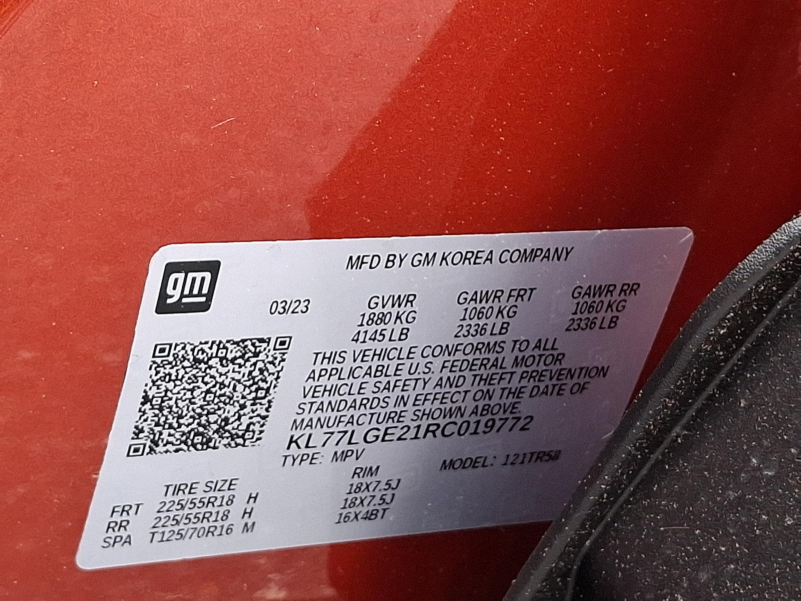 Certified 2024 Chevrolet Trax RS w/ Sunroof Package FWD image 26