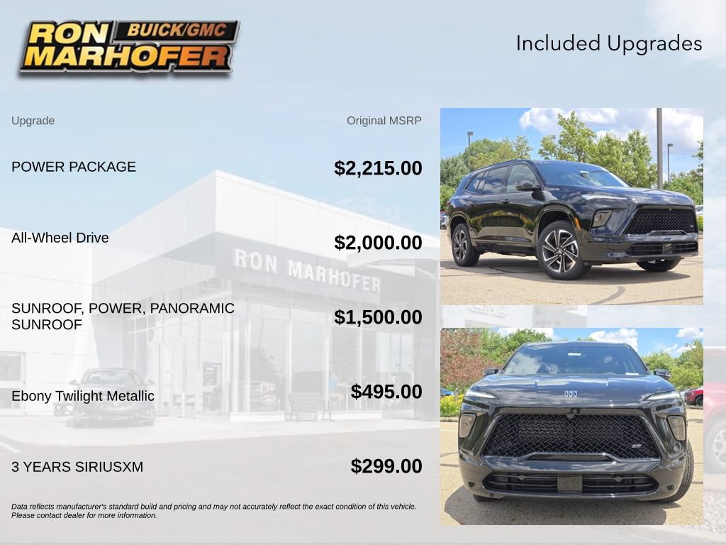 New 2026 Buick Enclave Sport Touring w/ Power Package AWD/4WD image 6