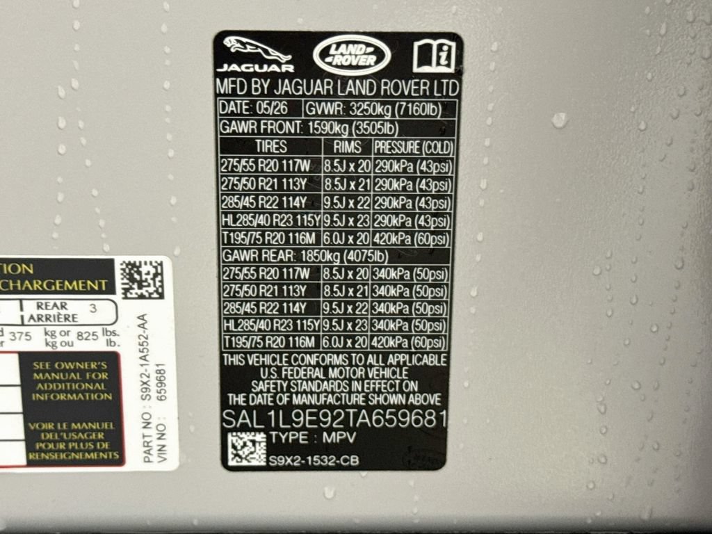 New 2026 Land Rover Range Rover Sport Dynamic SE AWD/4WD image 34