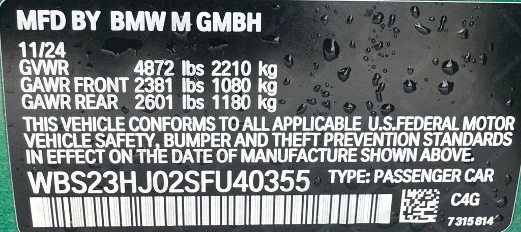 Used 2025 BMW M3 Competition w/ M Driver's Package image 44