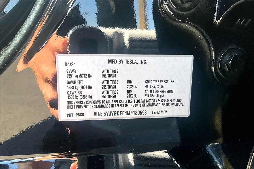 Used 2021 Tesla Model Y Long Range AWD/4WD image 32