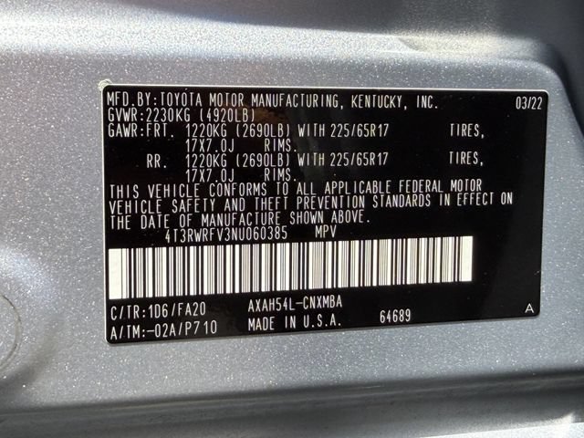 Used 2022 Toyota RAV4 XLE w/ Convenience Package AWD/4WD image 25