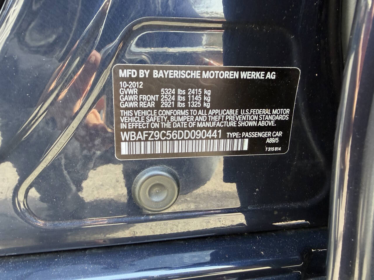 Used 2013 BMW ActiveHybrid 5 RWD image 10