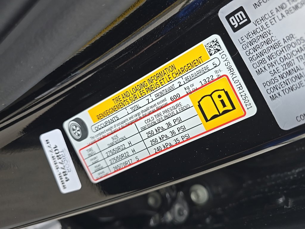 Used 2026 Cadillac Escalade ESV Platinum Sport w/ LPO, Floor Liner Package AWD/4WD image 15