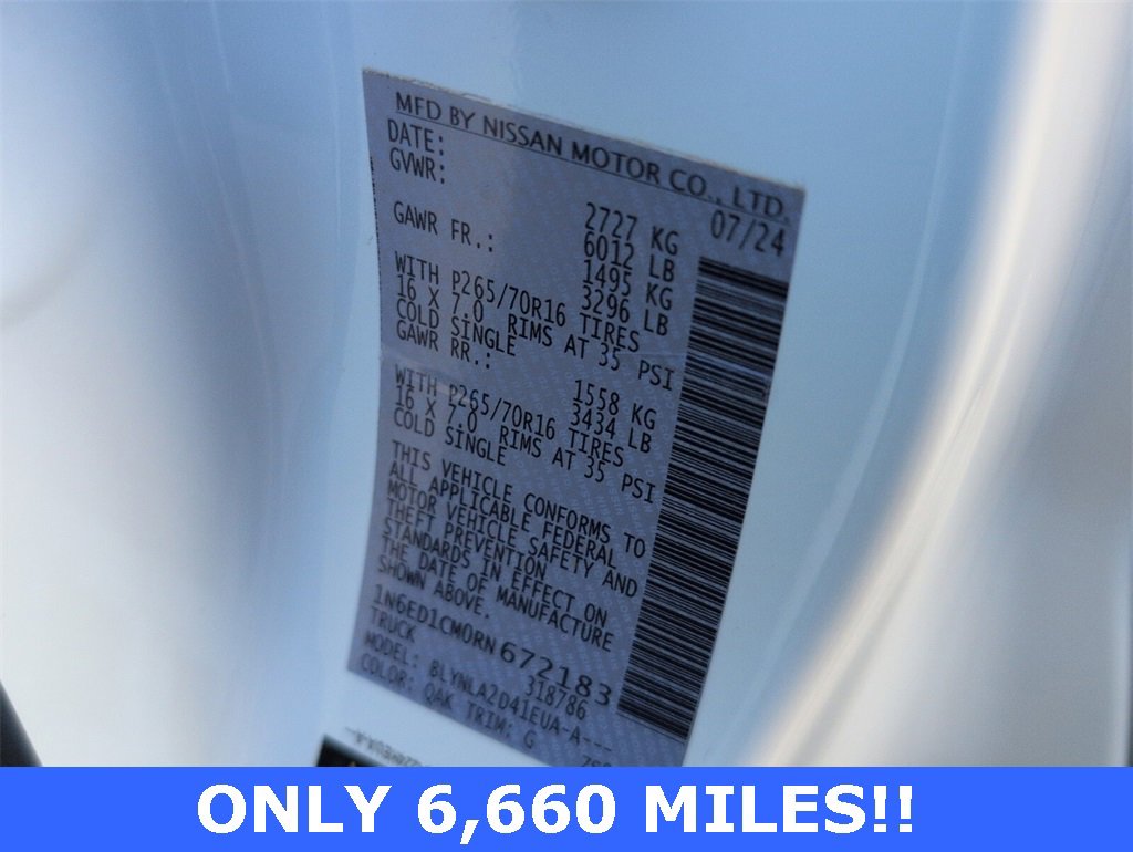 Used 2024 Nissan Frontier S w/ Technology Package image 36