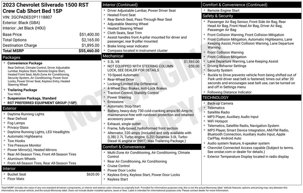 Used 2023 Chevrolet Silverado 1500 RST RWD image 6