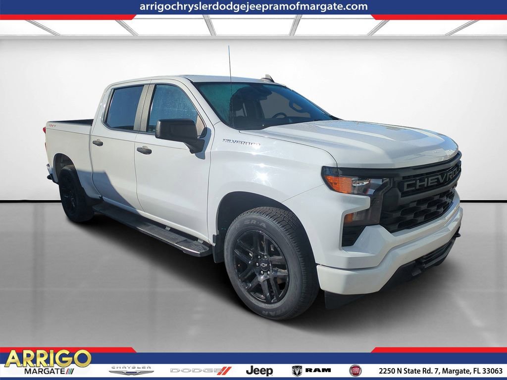 Used 2023 Chevrolet Silverado 1500 Custom w/ LPO, Dark Essentials Package image 1