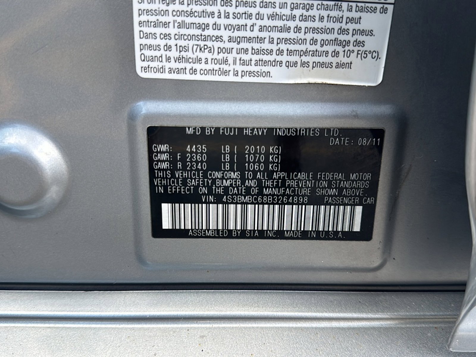 Used 2011 Subaru Legacy 2.5i Premium AWD/4WD image 43