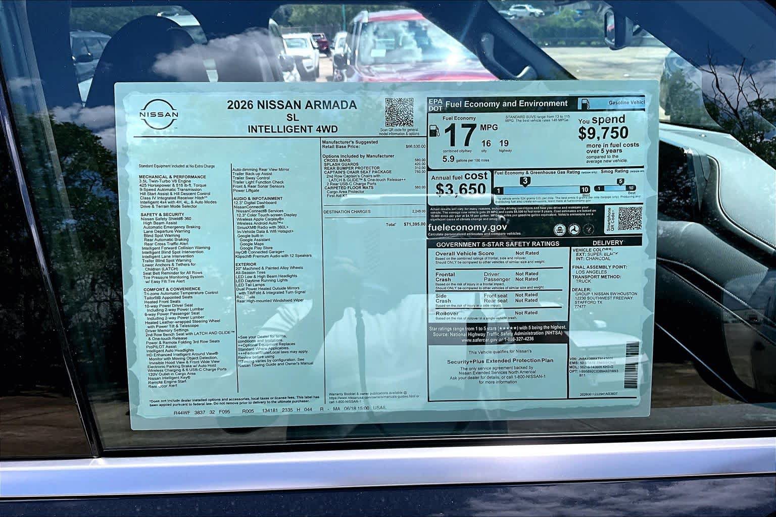 New 2026 Nissan Armada SL w/ Captain's Chari Seat Package AWD/4WD image 22