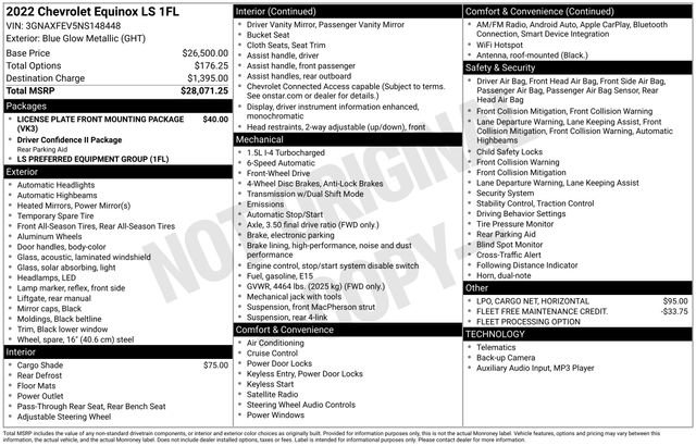 Certified 2022 Chevrolet Equinox LS FWD image 5