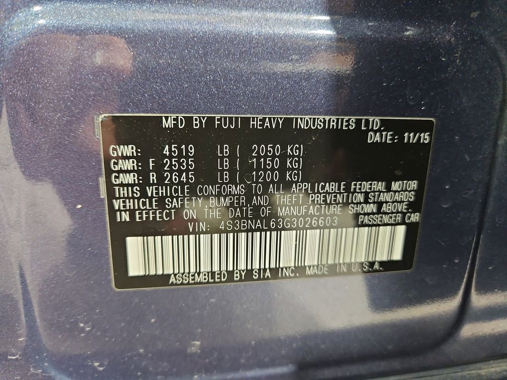 Used 2016 Subaru Legacy 2.5i Limited AWD/4WD image 31