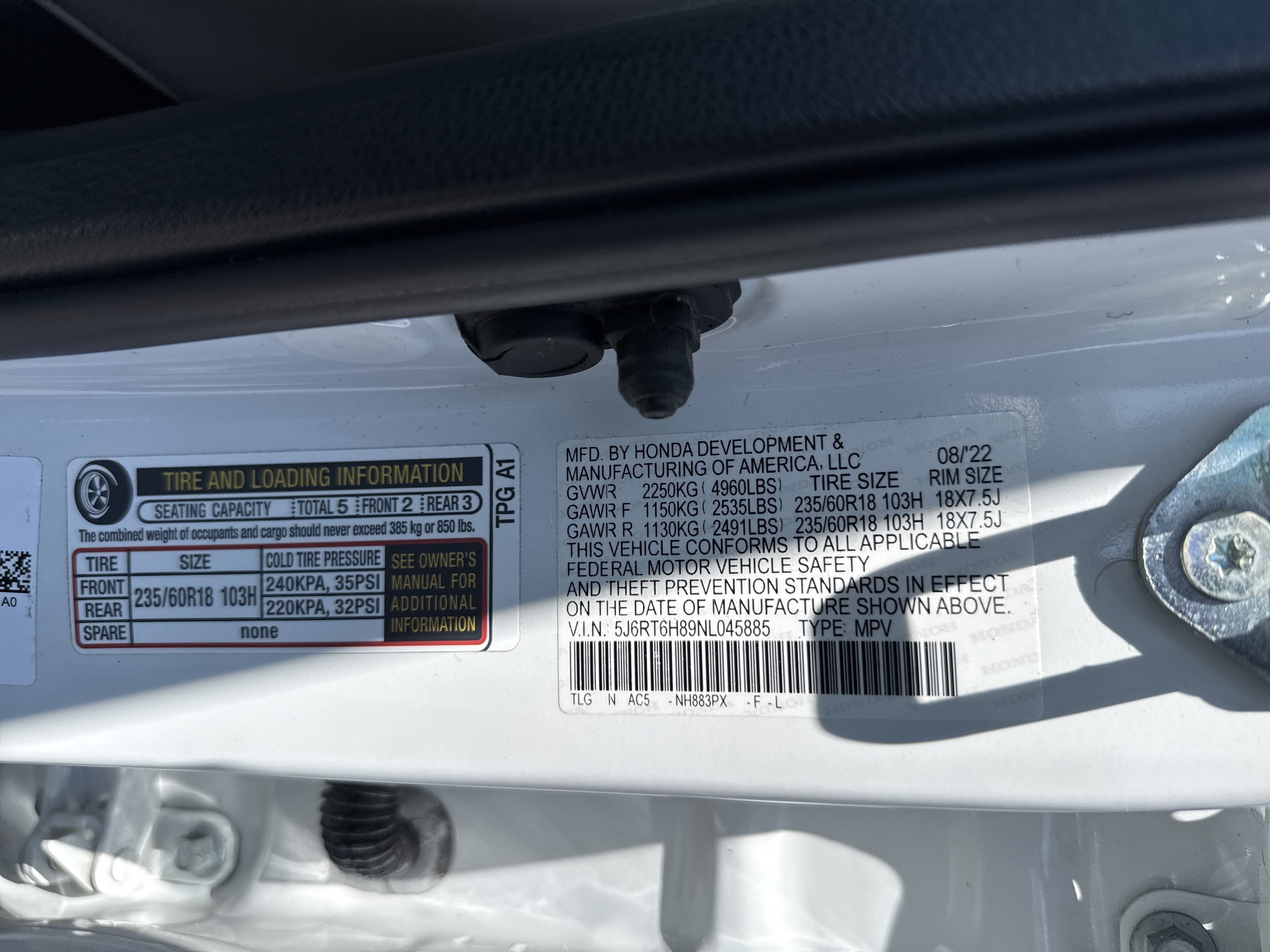 Certified 2022 Honda CR-V EX-L image 37