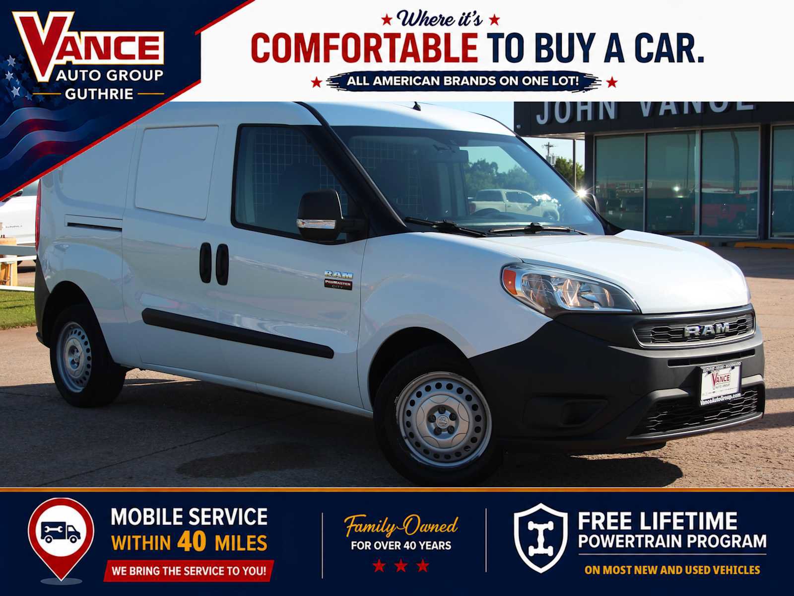 Used 2021 RAM ProMaster City Tradesman FWD image 1